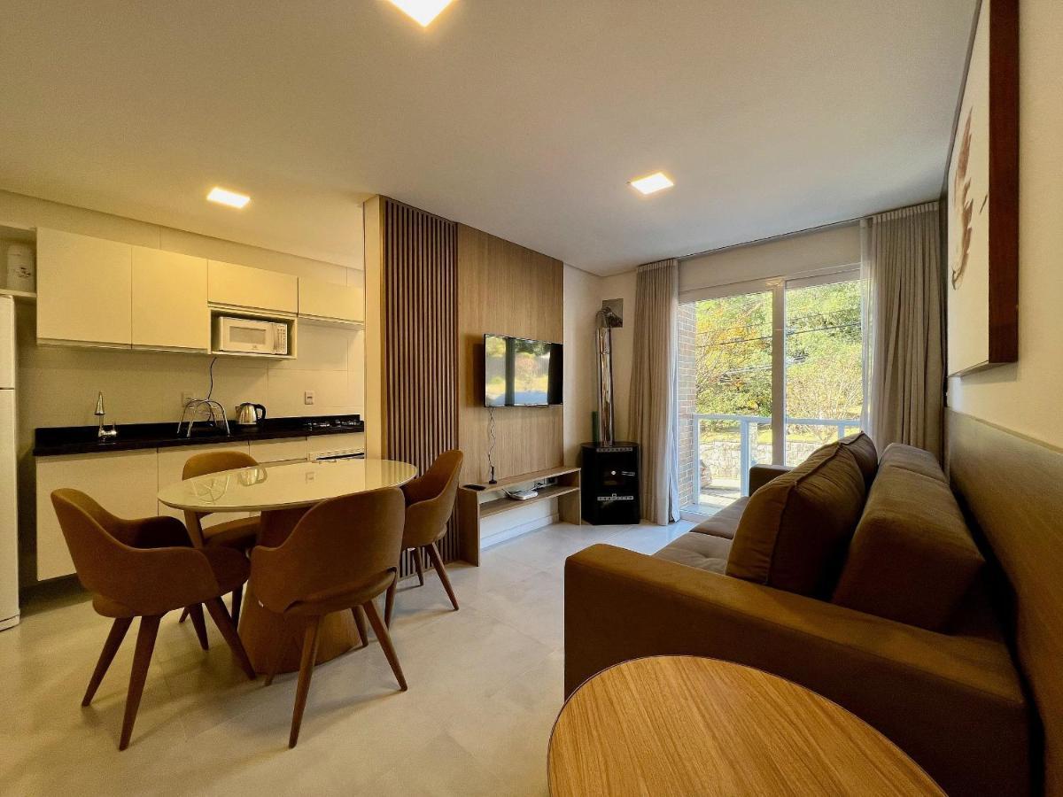 Apartamento Villa Hortensias 1Dorm Centro By Achei Canela Dış mekan fotoğraf