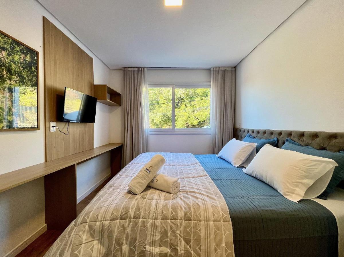 Apartamento Villa Hortensias 1Dorm Centro By Achei Canela Dış mekan fotoğraf