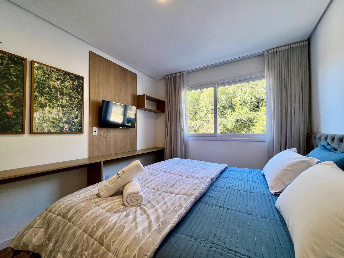 Apartamento Villa Hortensias 1Dorm Centro By Achei Canela Dış mekan fotoğraf