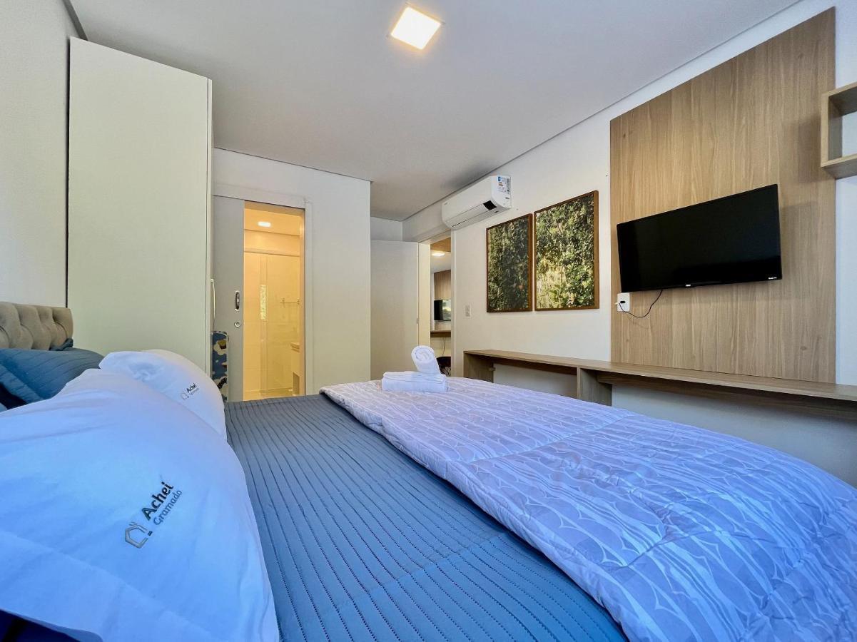 Apartamento Villa Hortensias 1Dorm Centro By Achei Canela Dış mekan fotoğraf